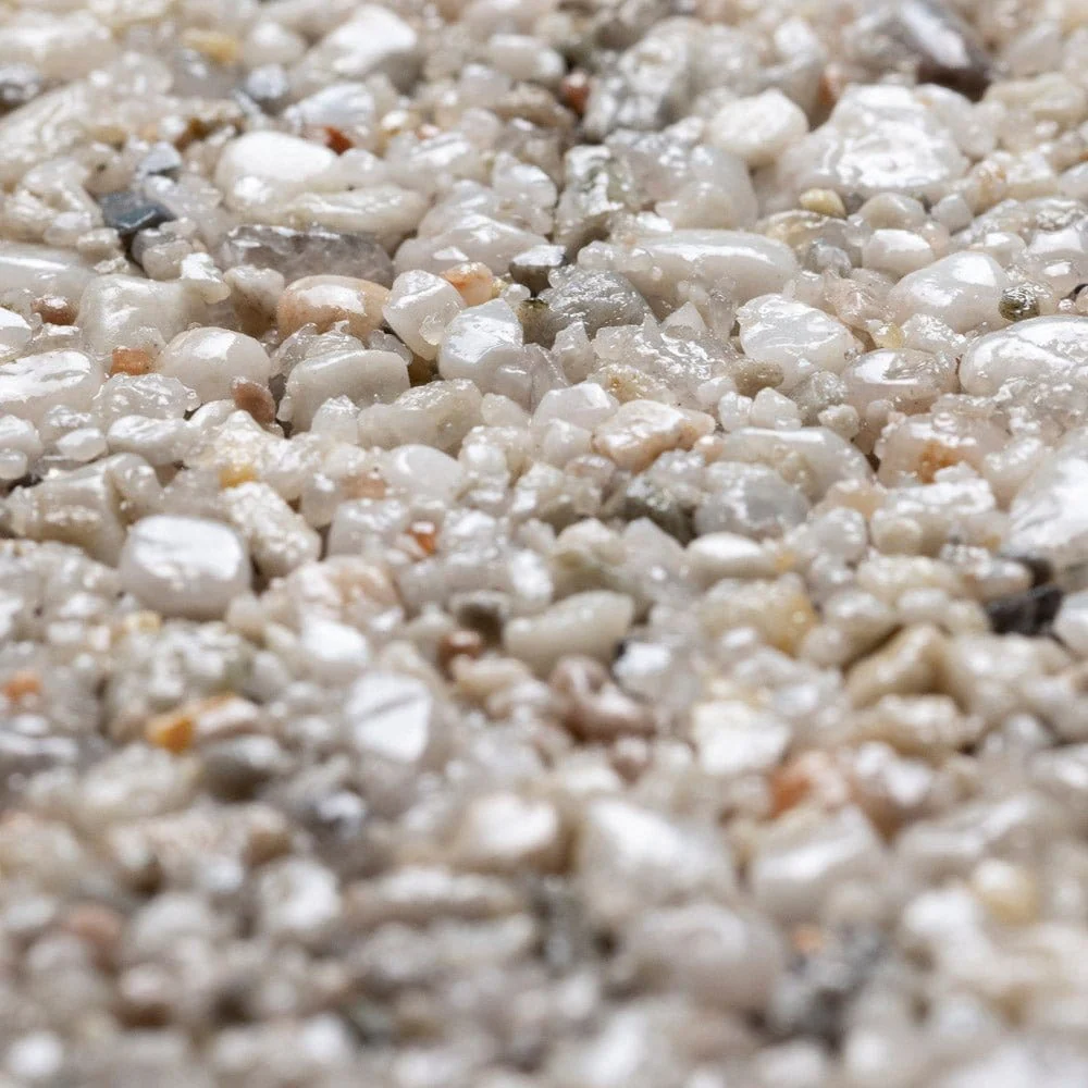 Oyster Pearl Stone Resin Close Up