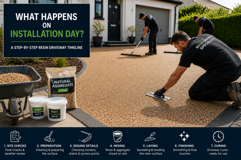resin driveway installation process