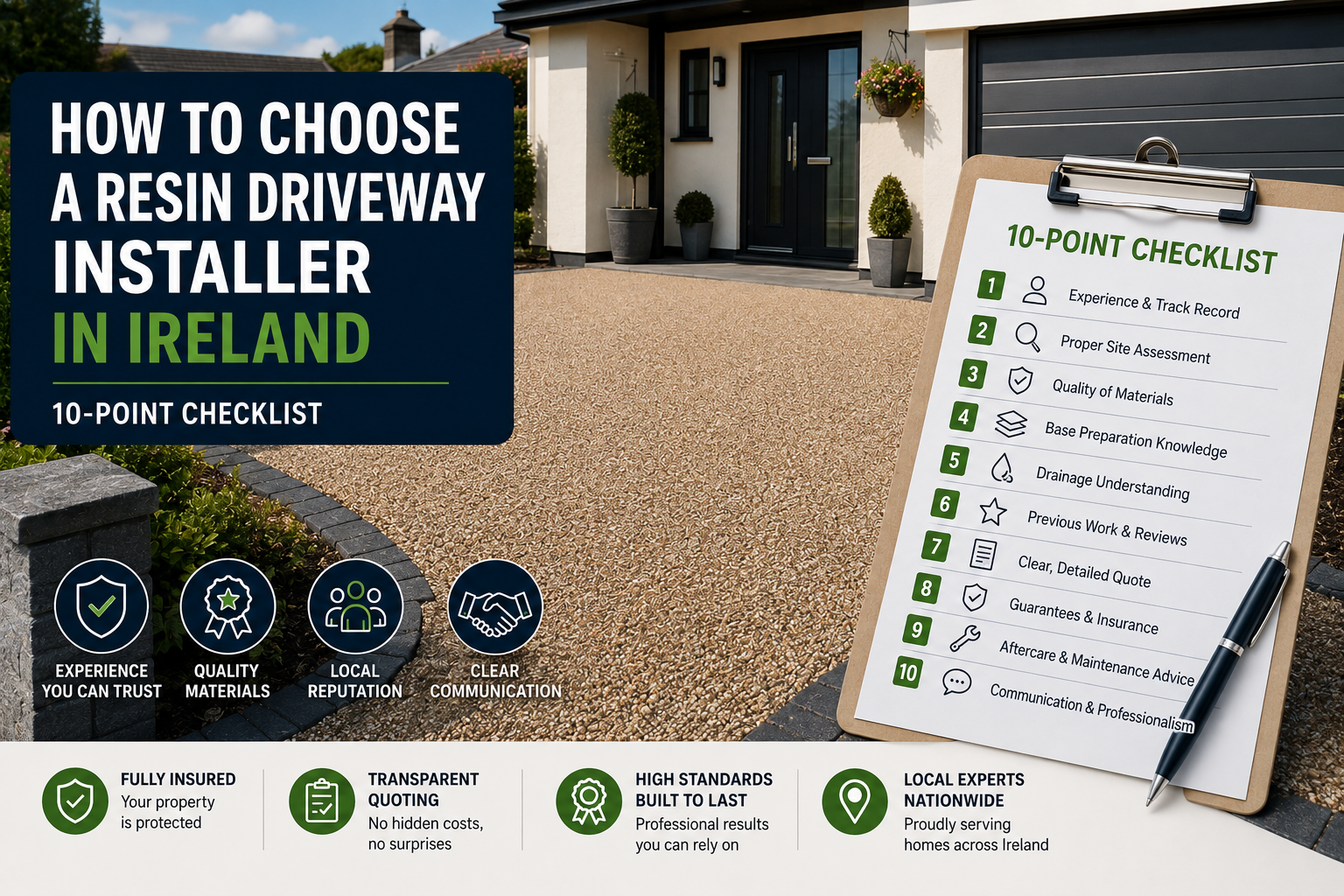choose a driveaway installer in ireland
